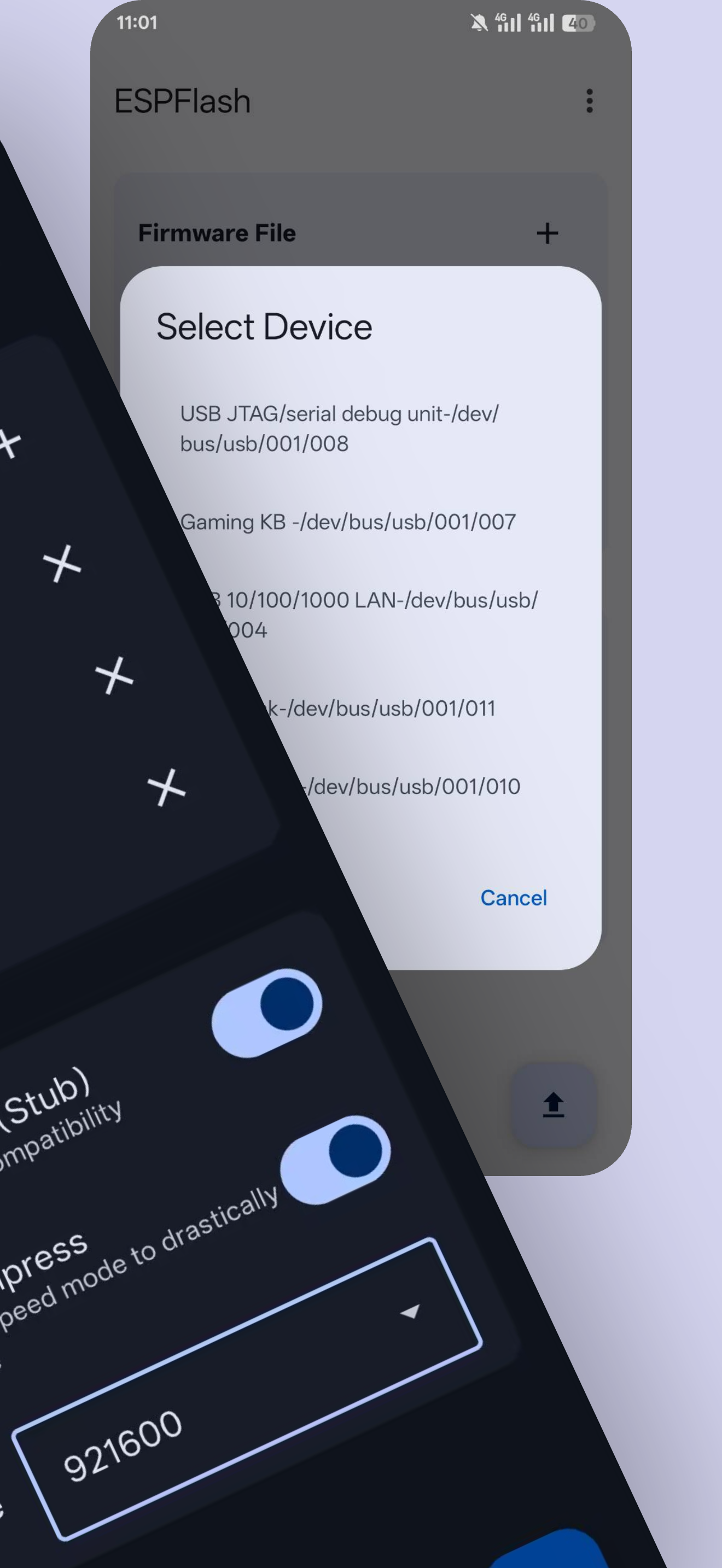 ESPFlash screenshot 2